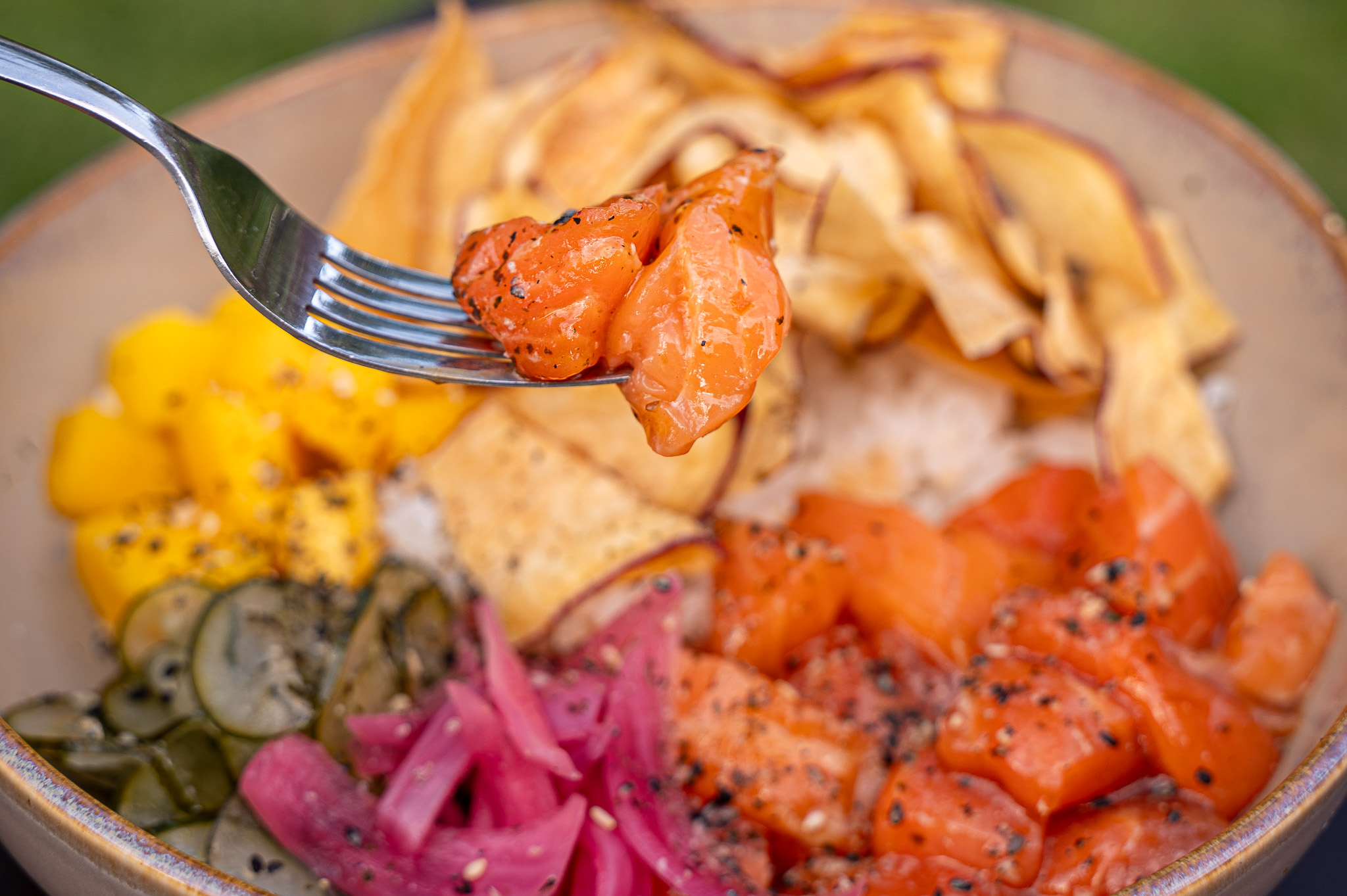 Poke de salmão