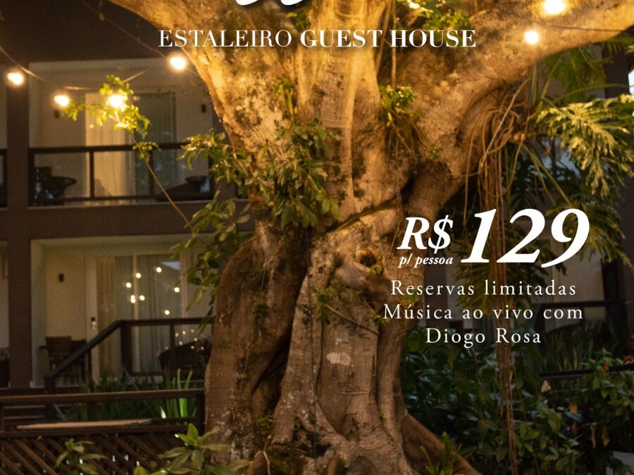 Pousada Estaleiro Guest House promove mais uma edição da Noite da Pizza no dia 26 de setembro